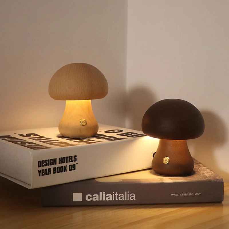 Deux Couleurs de Lampes en forme de champignon Eco-design de Type C