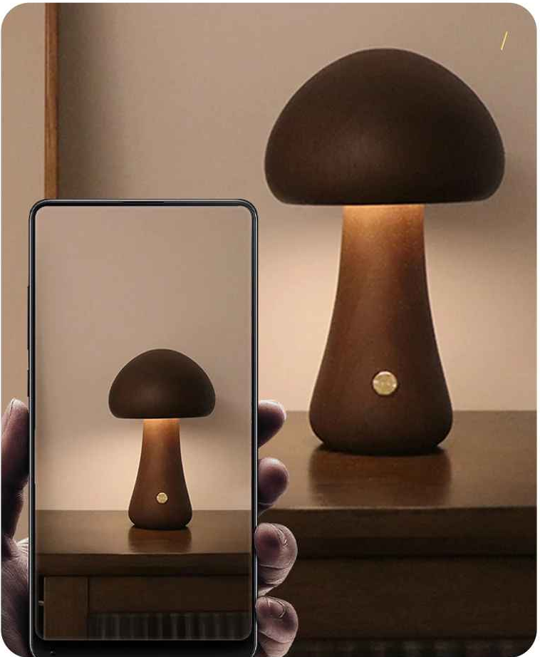 Lampe champignon Eco-design - Ăclarage LED sans Scintillements