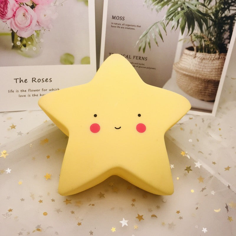 Veilleuse bébé Étoile Douce Nuit de couleur Jaune