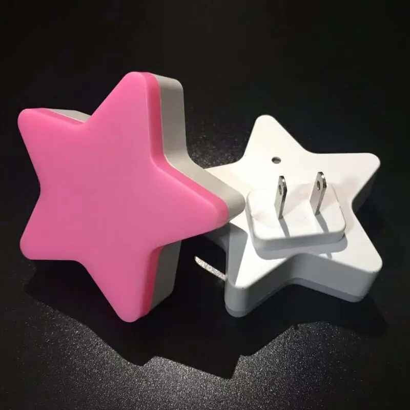 Nuit-Paisible Rose | Veilleuse pour bébé en forme d'étoile