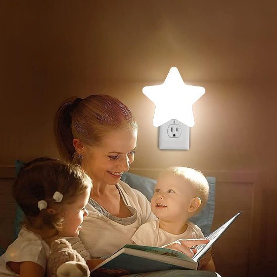 Veilleuse bébé étoile | Nuit Paisible de couleur blanche