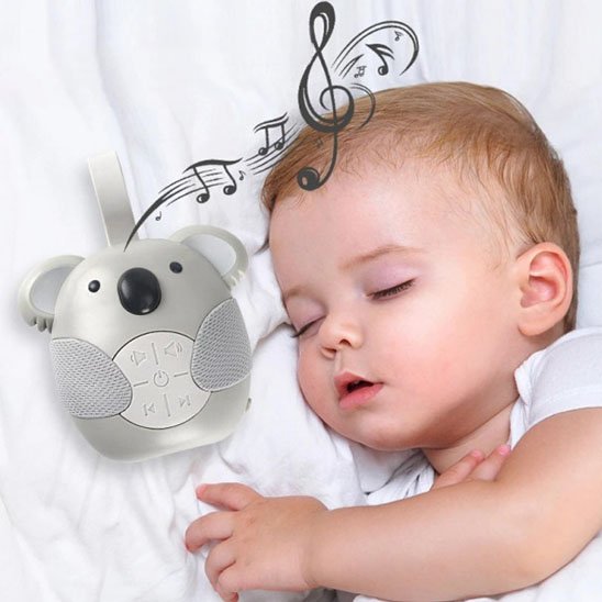 Un bébé dort au son de la veilleuse bruit-blanc | Koala Sommeil