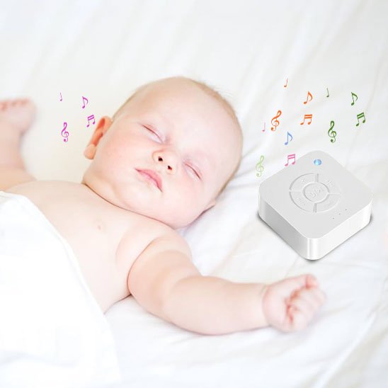 Un bébé dort paisiblement au son de la Veilleuse bruit blanc | SleepSoothe