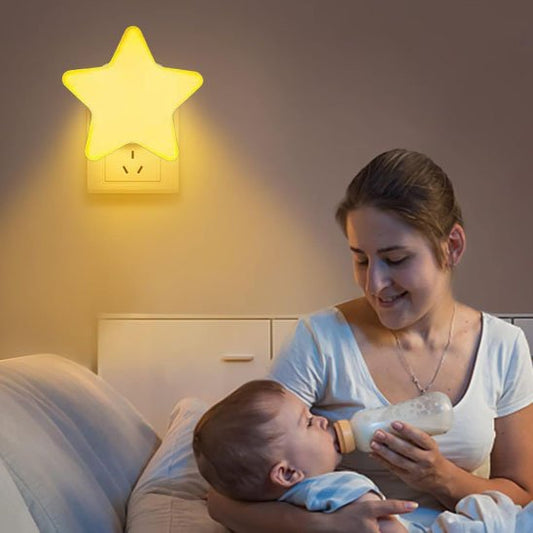 Veilleuse bébé étoile | Nuit Paisible de couleur jaune