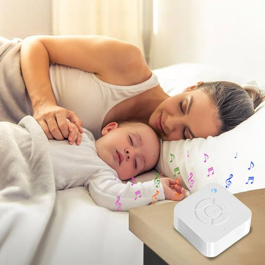 Une maman s'est endormie avec son bébé au son de la Veilleuse bruit blanc | SleepSoothe