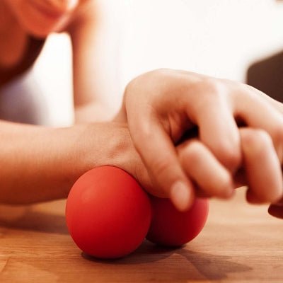 Boule de Massage - PeanutMassageBall™ - Rouge - Accès Bien - Etre