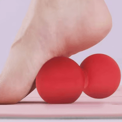 Boule de Massage - PeanutMassageBall™ - Rouge - Accès Bien - Etre