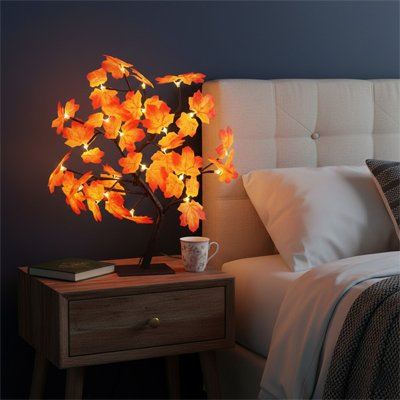 Lampe de chevet design d'automne