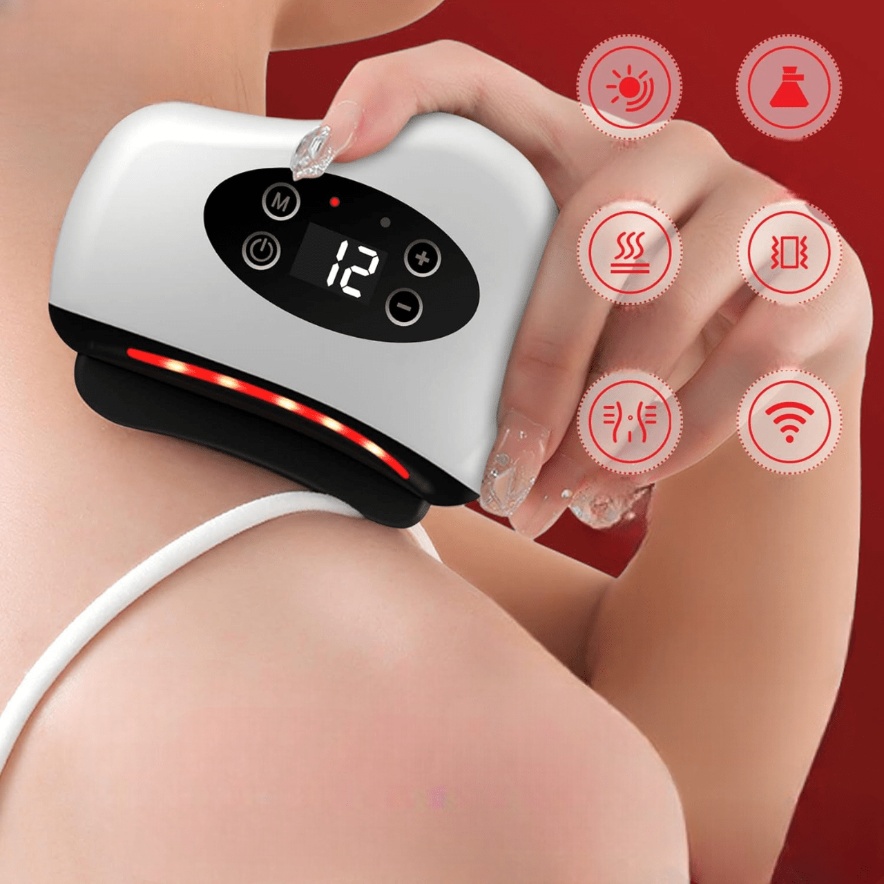 Masseur Electrique - ElectricMassager™ - Blanc - Accès Bien - Etre